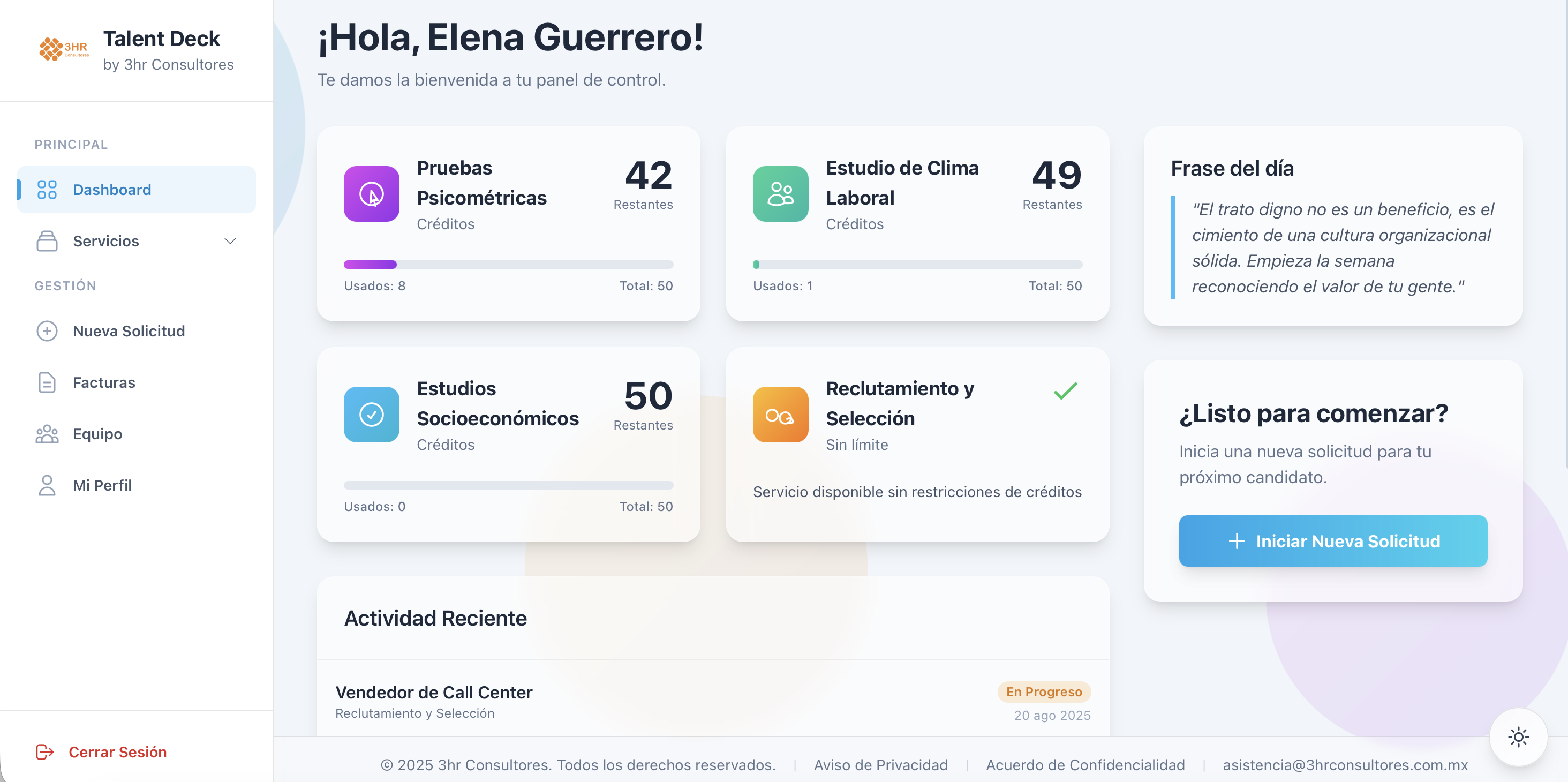 Web Corporativa - 3HR Consultores